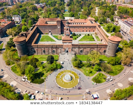 Stockfoto: Castello Sforzesco Milan