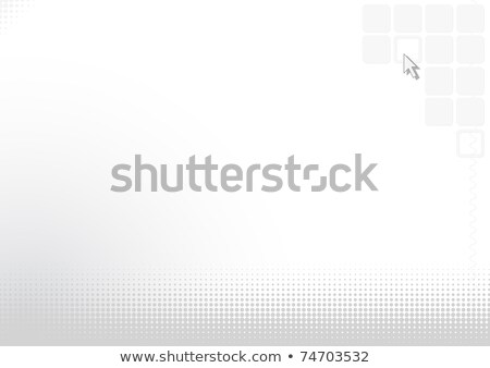 Stockfoto: Abstract Silver Background With Computer Cursor