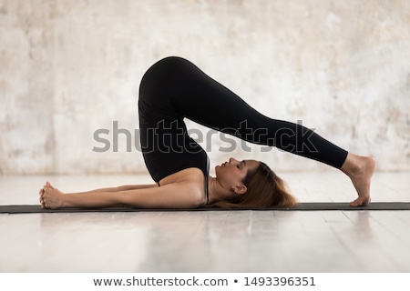 Stok fotoğraf: The Plough Yoga Pose