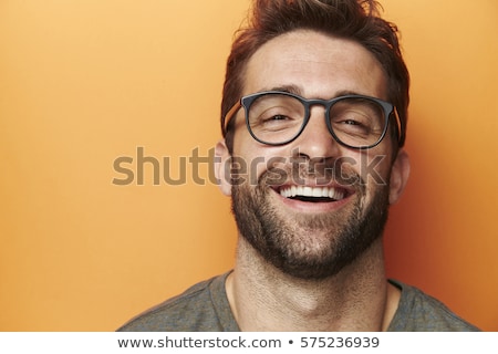 Zdjęcia stock: Close Up Portrait Of A Confident Handsome Man In Shirt