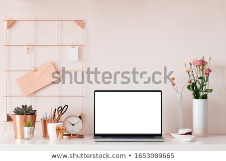 Stock fotó: Styled Workspace With Laptop