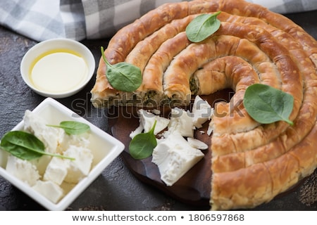 Stock photo: Spiral Phyllo Pie With Feta