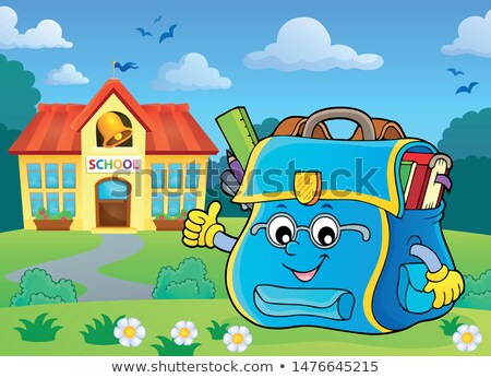 [[stock_photo]]: Happy Schoolbag Topic Image 6