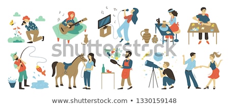Stockfoto: Hobbies And Leisure Activities Talents And Skills