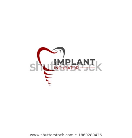 Stock fotó: Teeth Dentures Implants Abstract Concept Vector Illustration