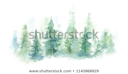 [[stock_photo]]: Trees Painted Illustration