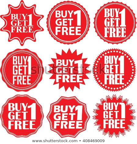 Stock photo: Buy 1 Get 1 Free Blue Vector Icon