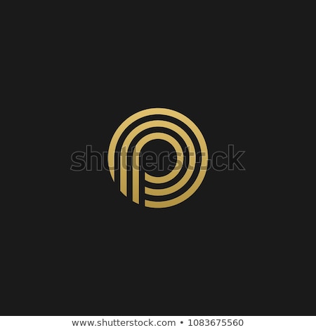 Stock photo: Abstract Vector Logo Letter P