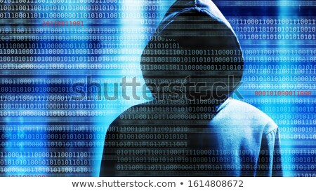 Foto stock: Cyber Crime Hacking Internet Security Concept