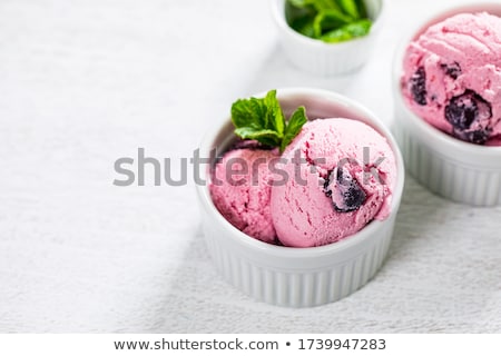 Stock photo: A Berry Frozen Treat