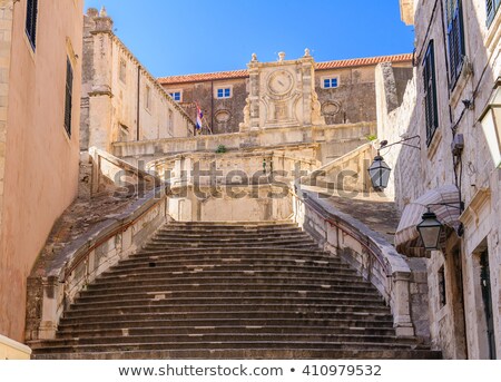 Stock fotó: Saint Ignatius Church In Dubrovnik Old Town