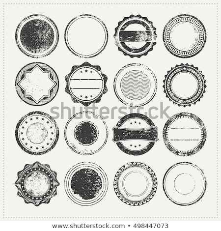 Stock photo: Grunge Circles With Copyspace