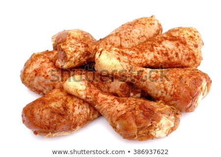 Stock photo: Seasoned Chicken Leg