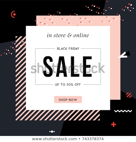 Foto d'archivio: Pink Voucher Design For Fashion Sale