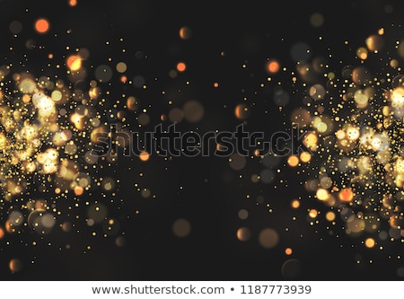 [[stock_photo]]: Blurred Golden Christmas Lights Bokeh