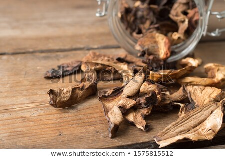 Stock photo: Pile Of Dried Mushrooms