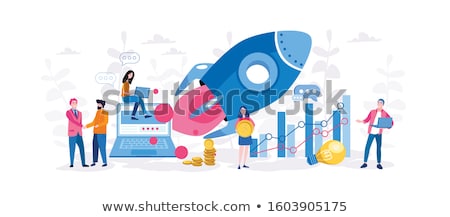 Stock fotó: Startup Accelerator Concept Vector Illustration