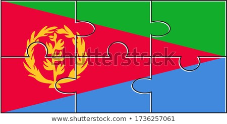 Foto d'archivio: European Union And Eritrea Flags In Puzzle I