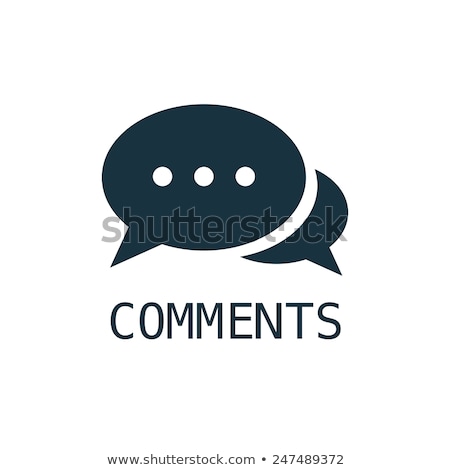 Сток-фото: Comments Icon Illustration Art