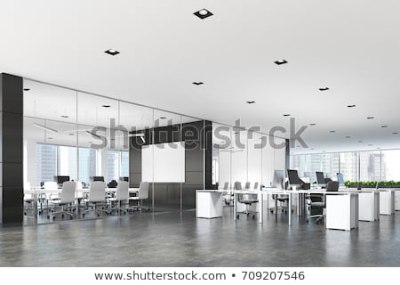 Сток-фото: Two White Canvases On The Wooden Floor 3d Rendering