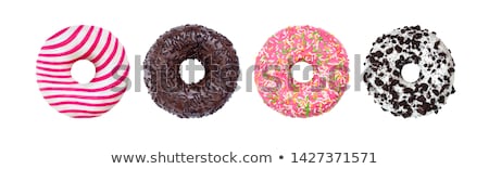 Foto d'archivio: Sweet Donuts With Different Glazing