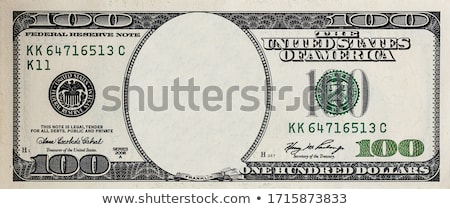 Foto stock: United States Of America One Hundred Dollar Bill Isolated On Whi