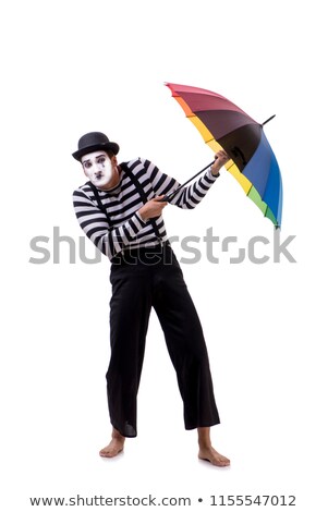 Clown With Umbrella Stock photo © Elnur