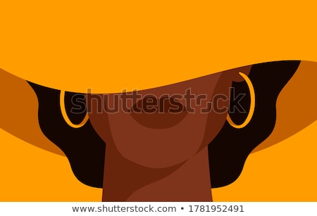 Foto stock: Woman With Hat