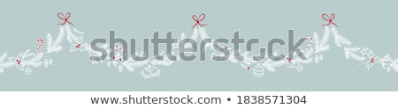 [[stock_photo]]: Christmas Hand Drawn Card For Xmas Design