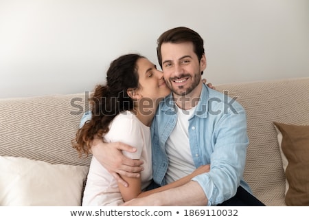 Stockfoto: Kissing Boyfriend