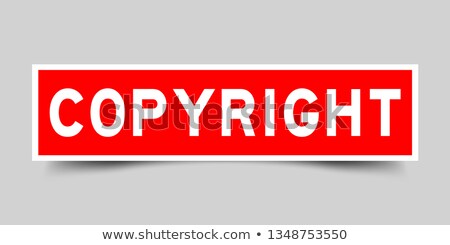 [[stock_photo]]: Copyright Red Stamp Symbol C Intellectual Property Protection