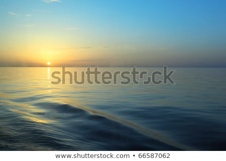 Stock photo: Beautiful Sunset Under River