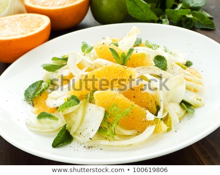 Fennel Salad With Oranges Stok fotoğraf © AGfoto