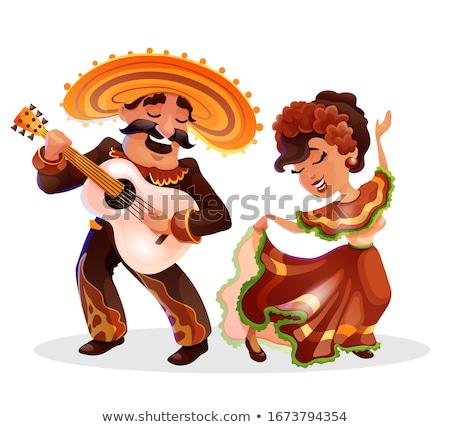 Stock foto: Mexican Girl For Fiesta