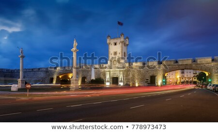 Foto stock: Puerta De Tierra In Cadiz