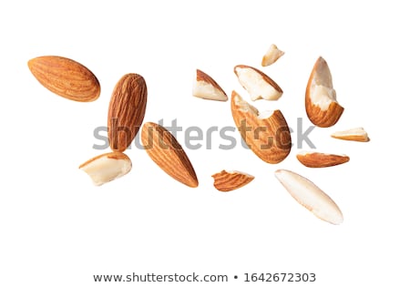 Foto d'archivio: Small Pieces Of Chopped Almonds