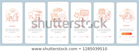 Foto stock: Orthopedic Elements Vector Onboarding