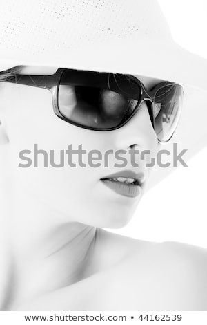 Сток-фото: Summer Portrait Of Beautiful Woman Wearing Hat Vacation At Warm