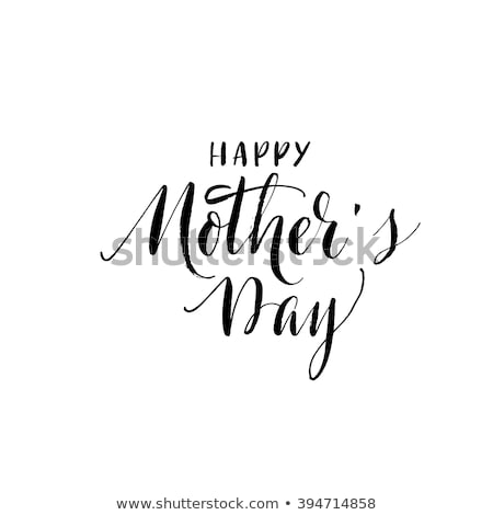 Stok fotoğraf: Happy Mothers Day Mom Alphabet