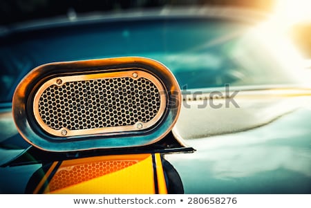 Stockfoto: Yellow Muscle Car