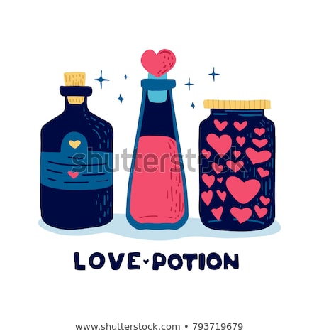 Сток-фото: T Shirt Template  Love Potion