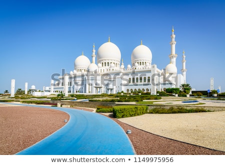 Stok fotoğraf: Abu Dhabi Sheikh Zayed White Mosque
