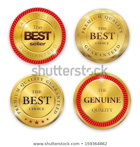 Stok fotoğraf: Best Collection Gold Vector Icon Button