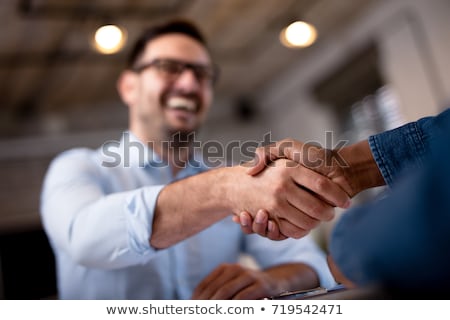 Foto stock: Shaking Hand