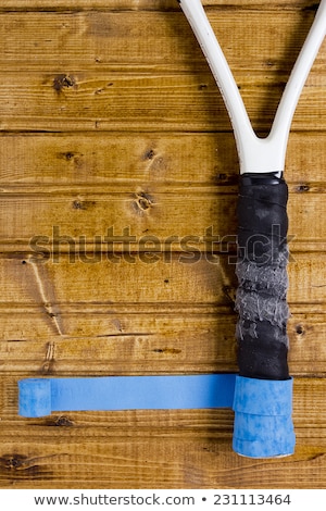 Stock photo: Tape To Repair Tennis Racket