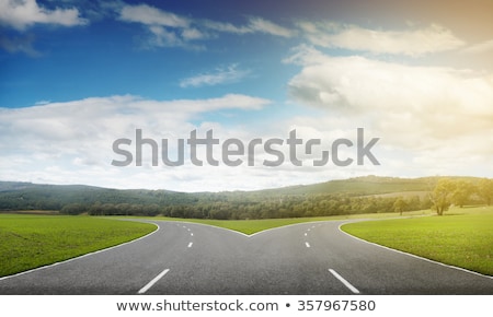 Stok fotoğraf: Road Split