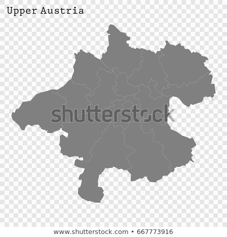 Stockfoto: Map Of Upper Austria