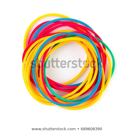 Stockfoto: Pile Of Elastic Bands