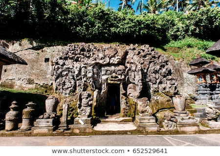 Stockfoto: Goa Gajah Elephant Cave On Bali Island In Indonesia