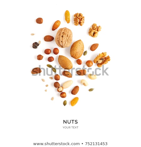 Stock photo: Nuts Background